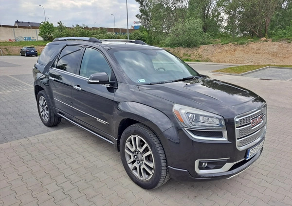 GMC Acadia cena 50000 przebieg: 107200, rok produkcji 2013 z Gdańsk małe 529